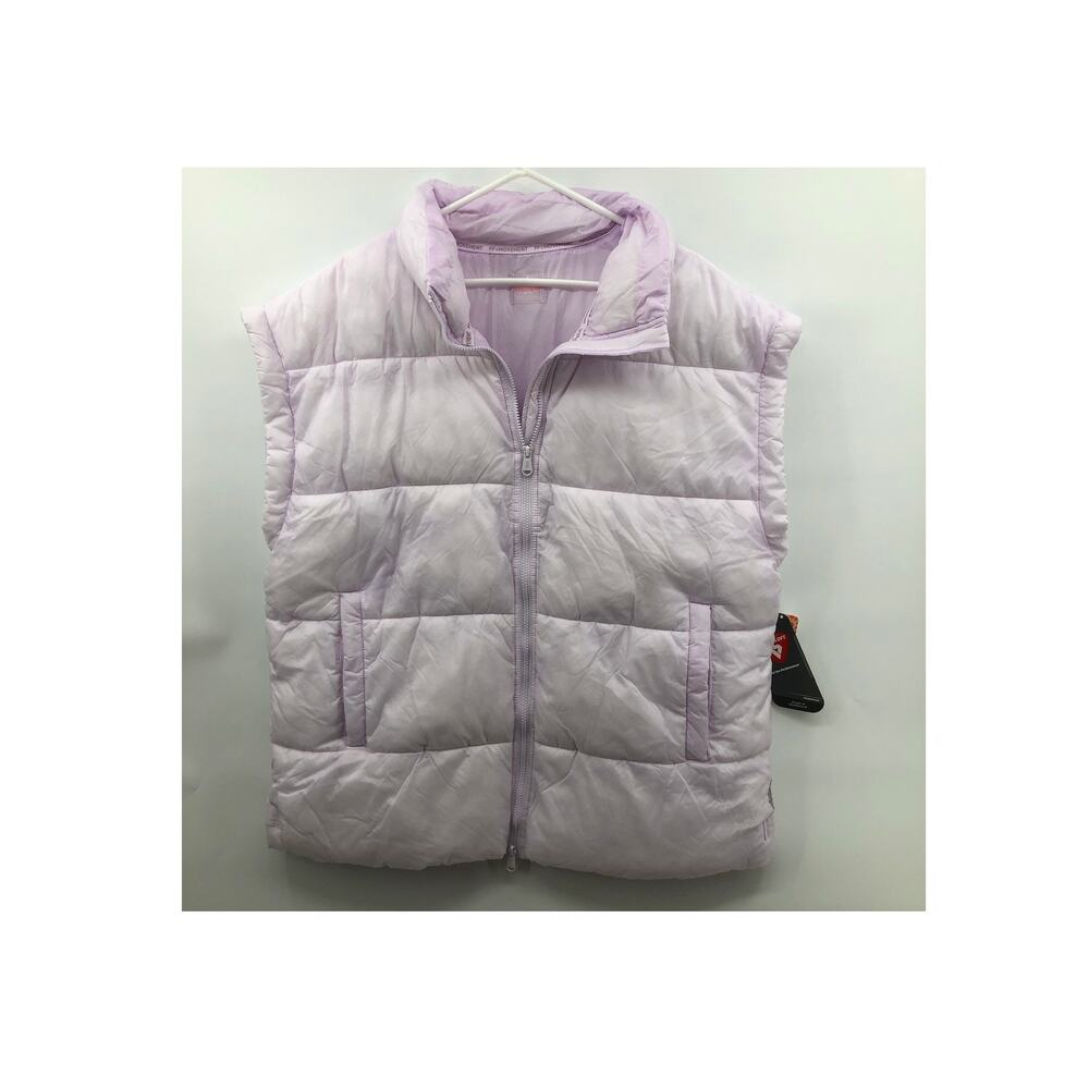 FP Movement Women's In A Bubble Puffer Vest Rose Quartz Light Pink Size XL